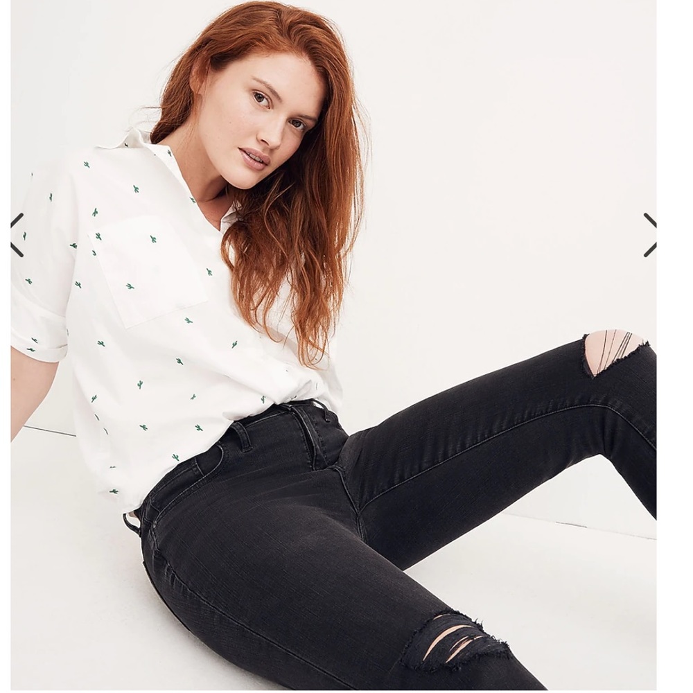 Tall 9" Mid-Rise Skinny Jeans in Black Sea Item H2236